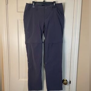 Marmot Convertible Hiking Pants Gray Nylon Lightweight  Women’s Size 8 Outdoors